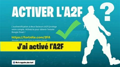 comment activer la2f sur switch|Comment activer la2f sur Fortnite Switch